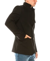 Ron Tomson Men's Modern Casual Stand Collar Sports Jacket