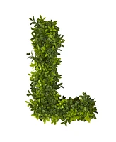 Love Boxwood Artificial Wall Decoration