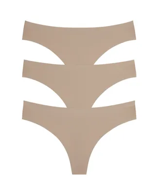 Honeydew Women's Skinz Thong, Pack of 3