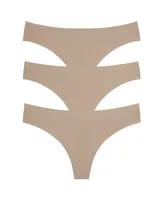 Honeydew Women's Skinz Thong, Pack of 3