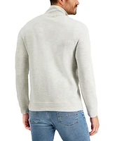 Club Room Men's Birdseye Quarter-Zip Pullover, Created for Macy's