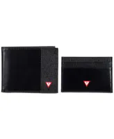 Guess Men's Rfid Slimfold Wallet & Card Case Set