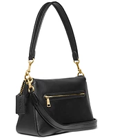 Coach Soft Tabby Leather Shoulder Bag with Removable Crossbody Strap