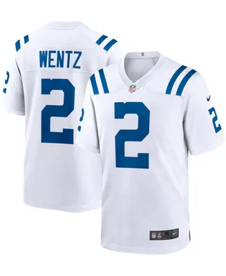 Men's Carson Wentz White Indianapolis Colts Game Jersey