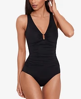 Ralph Lauren Ring Over The Shoulder One Piece Swimsuit