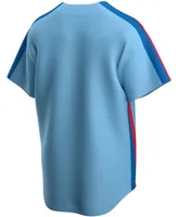 Men's Light Blue Montreal Expos Road Cooperstown Collection Team Jersey