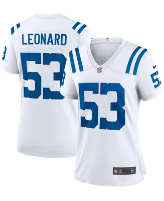 Women's Darius Leonard White Indianapolis Colts Game Player Jersey