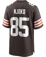 Men's David Njoku Brown Cleveland Browns Game Player Jersey
