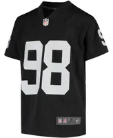 Nike Big Boys Maxx Crosby Las Vegas Raiders Alternate Game Jersey