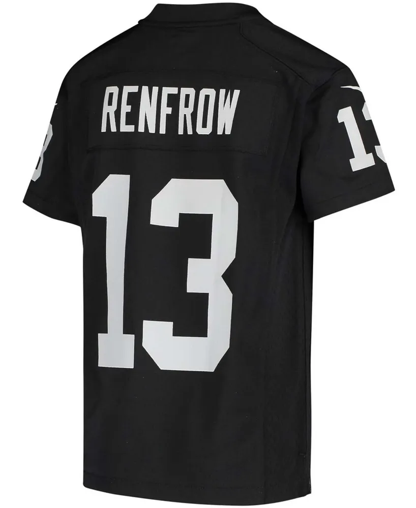 Big Boys and Girls Hunter Renfrow Black Las Vegas Raiders 2020 Game Jersey