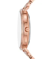 Michael Kors Women's Pyper Rose Gold-Tone Stainless Steel Bracelet Watch 38mm - Rose Gold