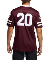 Men's #20 Maroon Mississippi State Bulldogs Premier Strategy Football Jersey