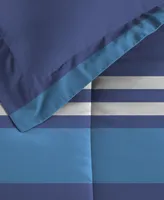Dream Factory Rugby Stripe Twin Comforter Set