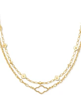 Kendra Scott Medallion Layered Strand Necklace, 16" + 2" extender