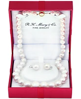 Effy 2-Pc. Set Cultured Freshwater Pearl (7-1/2-13mm) Strand Necklace & Matching Stud Earrings