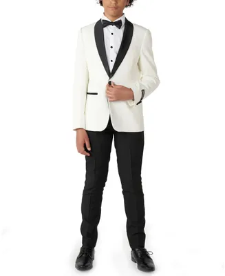 OppoSuits Big Boys 3-Piece Pearly Solid Tuxedo Set