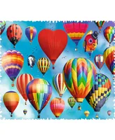 Trefl Crazy Shape Jigsaw Puzzle Colorful Balloons, 600 Pieces