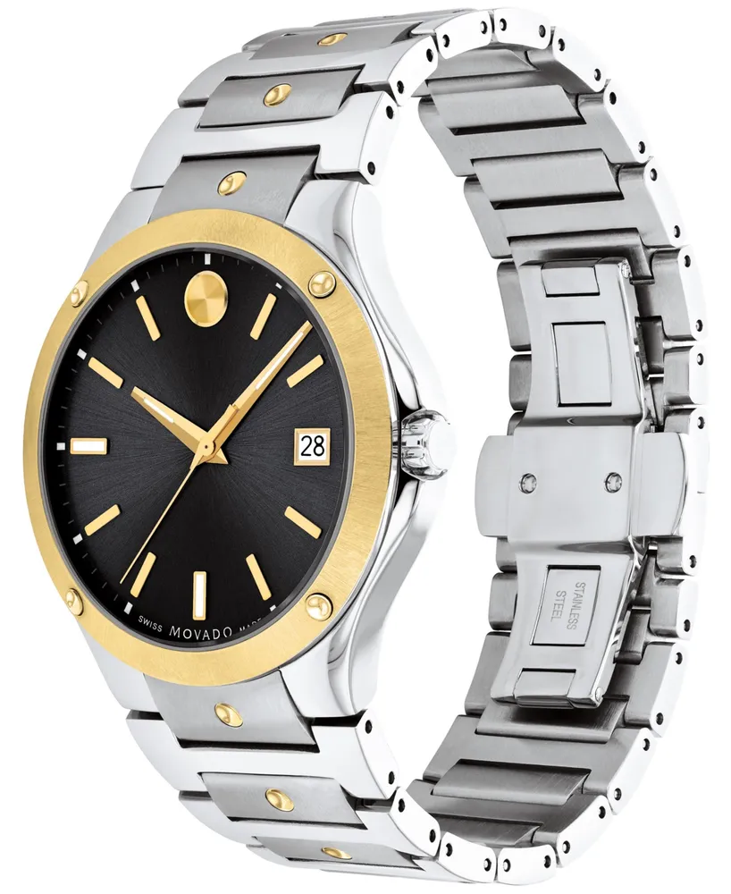 Movado Se Men's Swiss Two-Tone Stainless Steel Bracelet Watch 41mm - Two