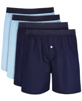 Club Room Men's 4-Pk. Cotton Boxers, Created for Macy's