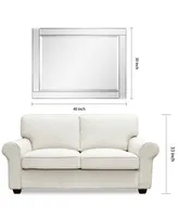 Empire Art Direct Moderno Beveled Rectangle Wall Mirror