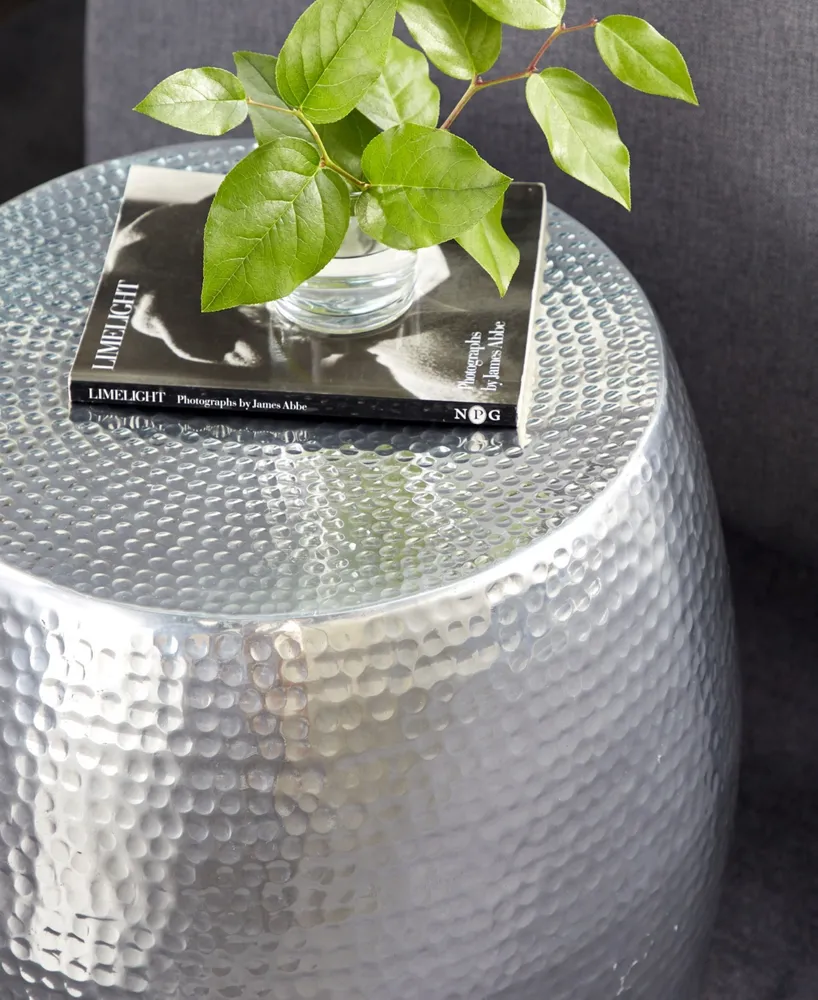 Contemporary Accent Table - Silver