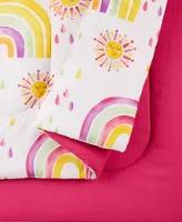 Urban Playground Rainbows and Suns Piece Comforter Set