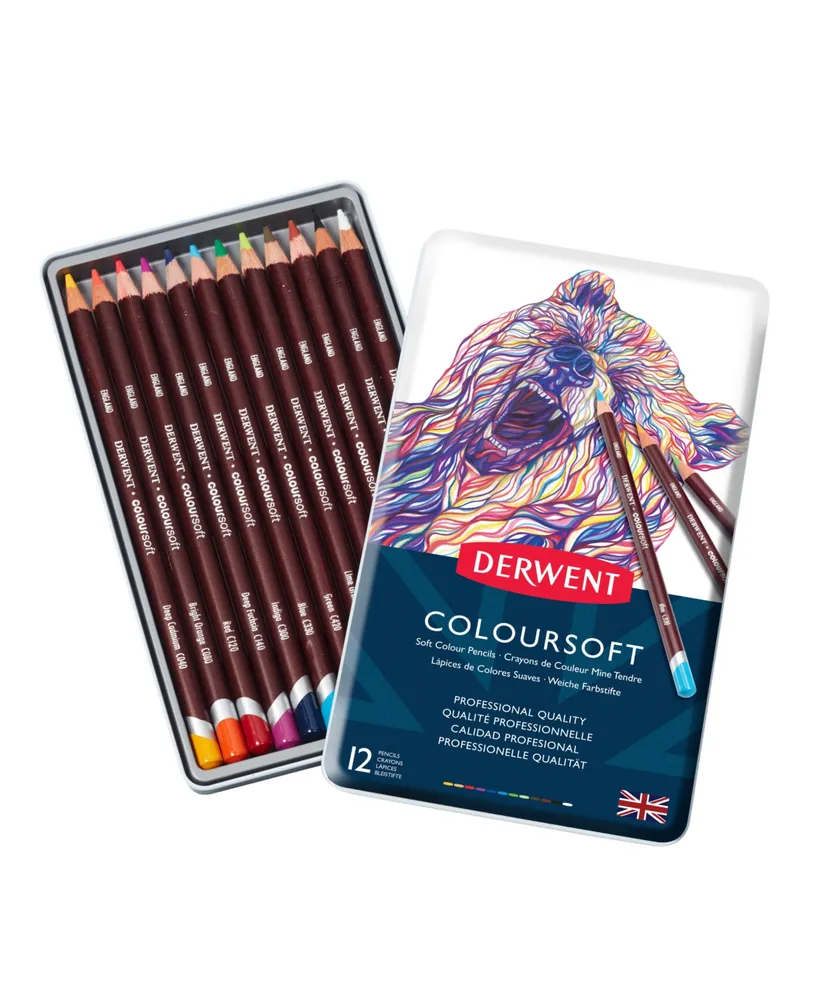 Derwent Artists' Colored Pencil Tin 24 Piece Set