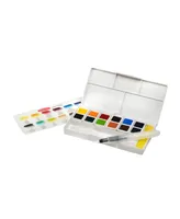 Derwent Inktense Paint Pan Travel Set, 19 Pieces