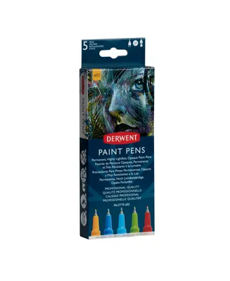 Derwent Paint Pen Palette Set, 5 Pieces