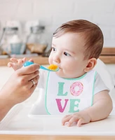 The Peanutshell Cotton Feeding Baby Bib, 8pk Girls