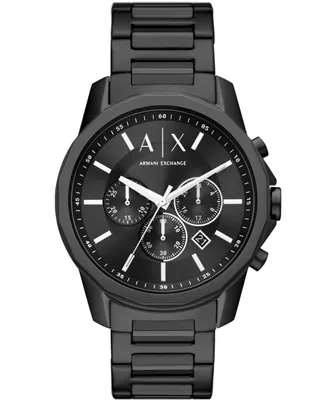 A|X Armani Exchange Men's Chronograph Stainless Steel Bracelet Watch 44mm