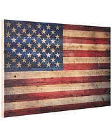 Empire Art Direct 'American Dream 2' Arte De Legno Digital Print on Solid Wood Wall Art - 24" x 36"