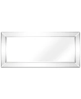 Empire Art Direct Solid Wood Frame Covered with Beveled Clear Mirror Panels - 24" x 54"