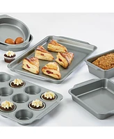 Farberware Nonstick Bakeware Double Batch Muffin and Cupcake Pan Set, 2-Piece