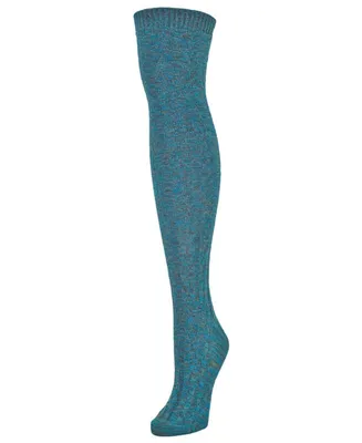 MeMoi Women's Braid Trails Over The Knee Socks