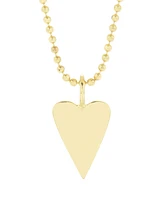 Cameron 14K Gold Plated Heart Charm Pendant Necklace - Gold