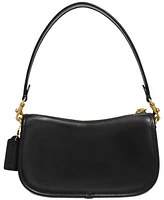 Coach Leather Swinger Shoulder Bag