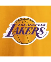 Men's Anthony Davis Gold Los Angeles Lakers Playmaker Name and Number T-shirt