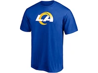 Men's Aaron Donald Royal Los Angeles Rams Player Icon Name and Number T-shirt