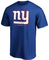 Men's Royal New York Giants Team Lockup Logo T-shirt
