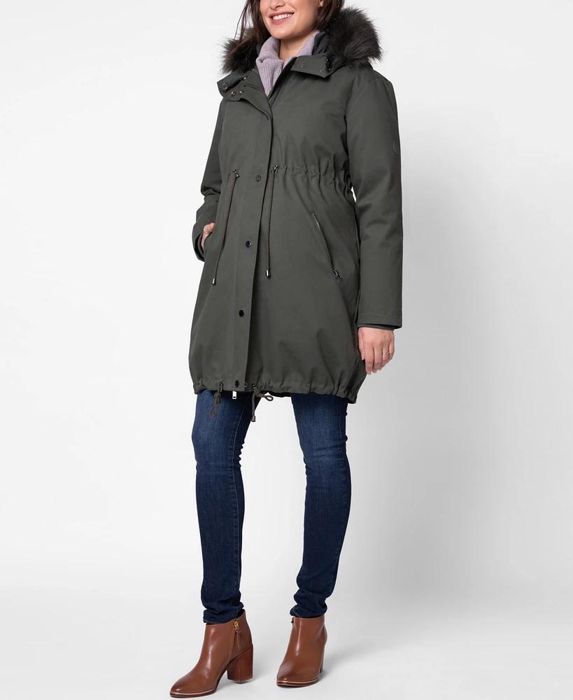 Seraphine Women's Sub-Zero 3 1 Maternity Parka