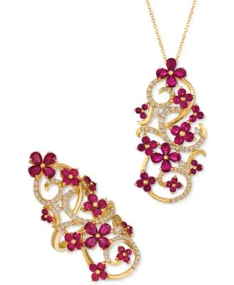 Le Vian Passion Ruby Diamond Pendant Necklace Ring Collection In 14k Gold