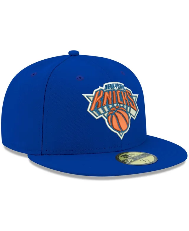 Lids New York Knicks Era Cork Two-Tone 59FIFTY Fitted Hat - Cream/Orange