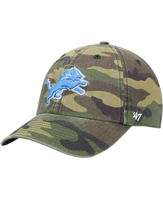 47 Brand Men's Camo Dallas Cowboys Woodland Clean Up Adjustable Hat - Macy's