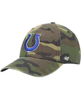 '47 Brand Men's Indianapolis Colts Woodland Clean Up Adjustable Cap