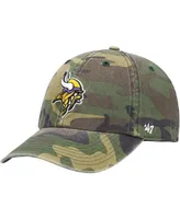 '47 Brand Men's Minnesota Vikings Woodland Clean Up Adjustable Cap