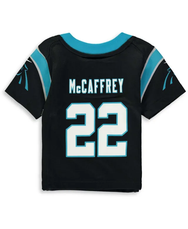 Women's Nike Christian McCaffrey Silver Carolina Panthers Inverted Legend  Jersey