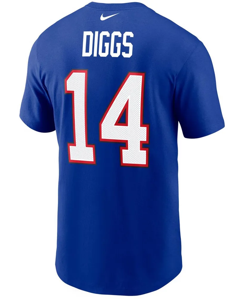 Men's Nike Stefon Diggs Royal Buffalo Bills Name and Number T-shirt