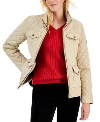 Tommy Hilfiger Women's Quilted Zip-Up Jacket