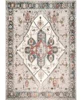 nuLoom Aurora HJAU09A Machine-Washable 4' x 6' Area Rug